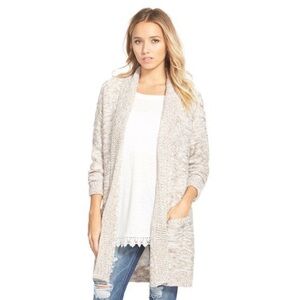 Tan Slub Cardigan Nordstrom BP